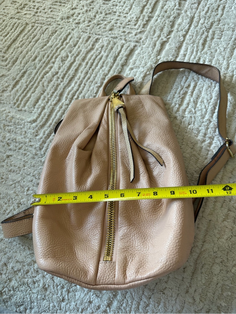 Aimee Kestenberg Pink Leather Backpack - Picture 4 of 6